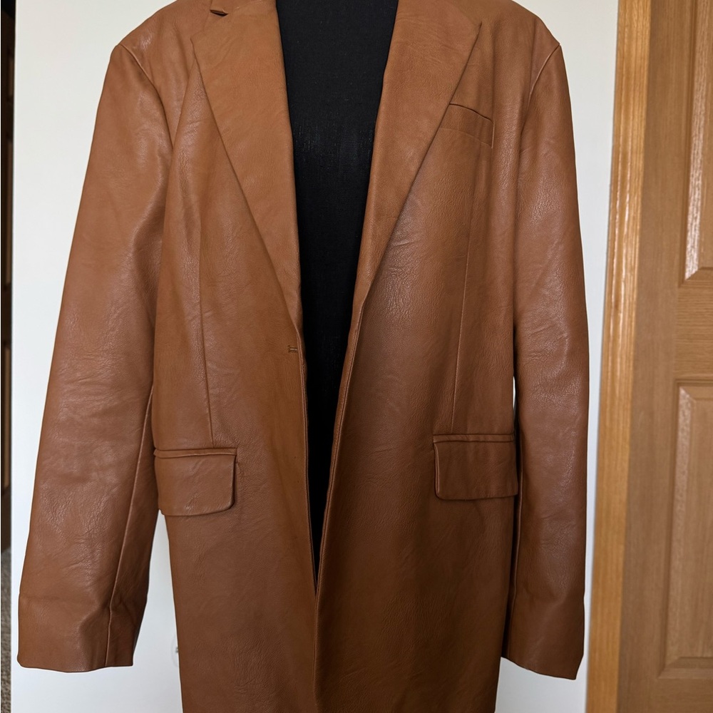 Aris Brown Leather Jacket